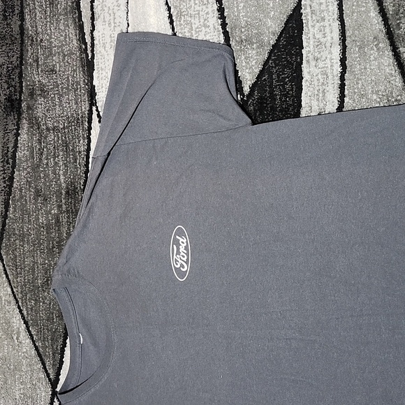 SUNWEAR FORD CREW-NECK CHARCOAL GRAY FLAG GRAPHIC TEE-SHIRT XXL - Picture 6 of 12